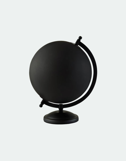 Earth globe black