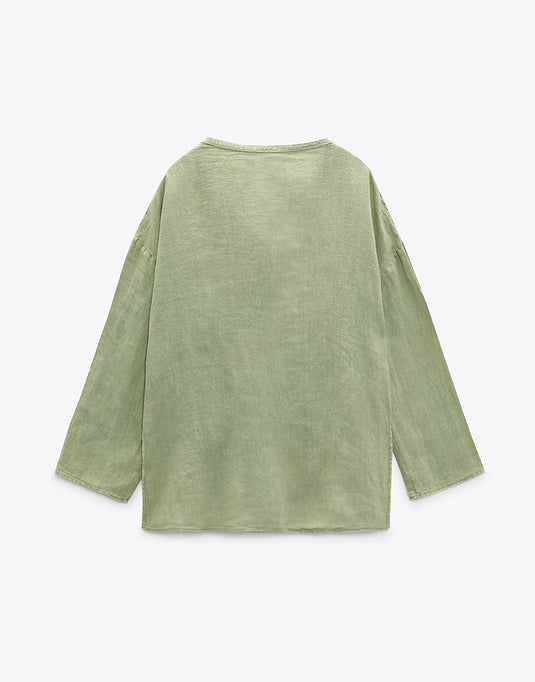 Fabric oversize shirt