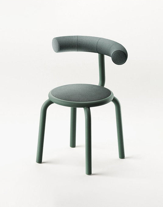 Green fabric chair