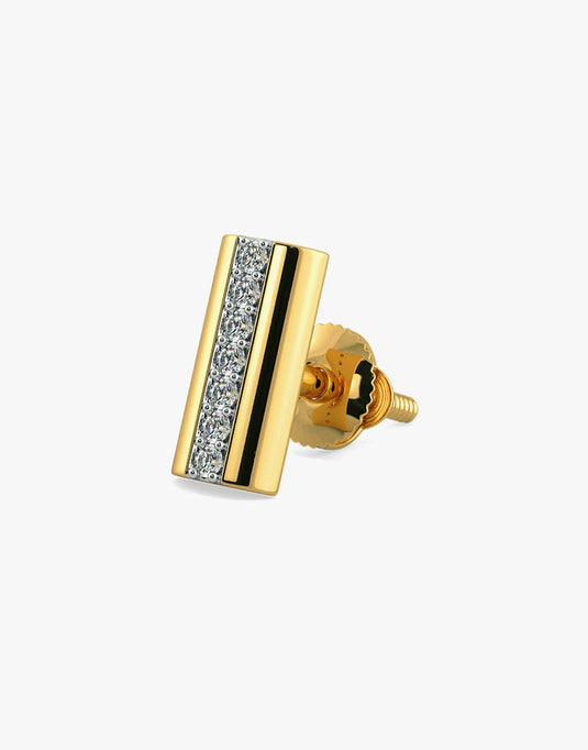 Diamond ear stud
