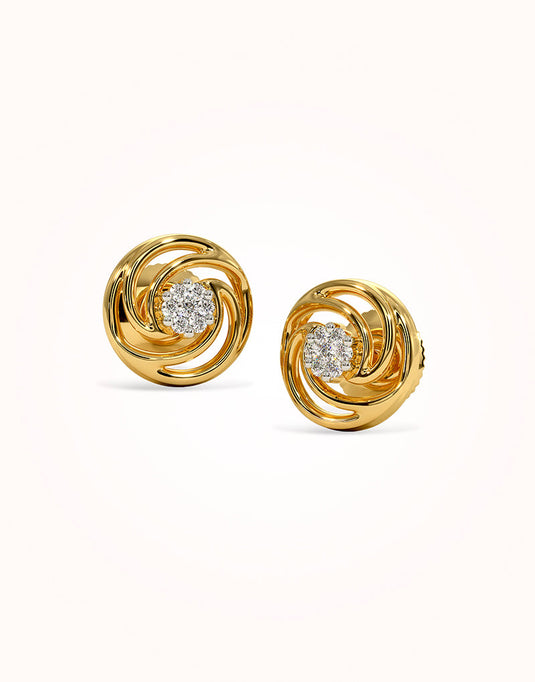 Syndria huggie earrings