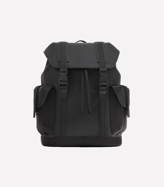 Leather backpack