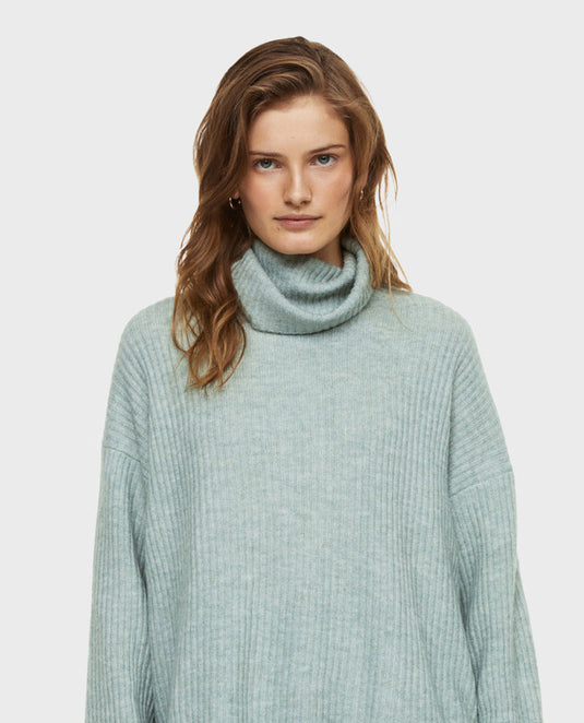 Polo neck jumper