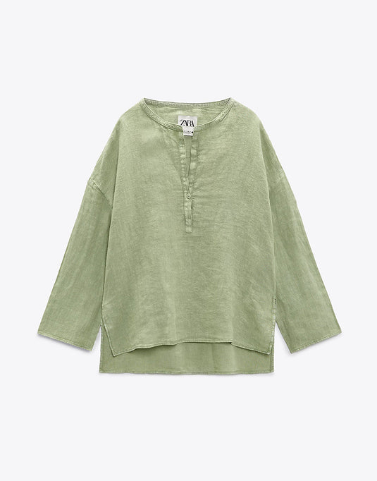 Fabric oversize shirt