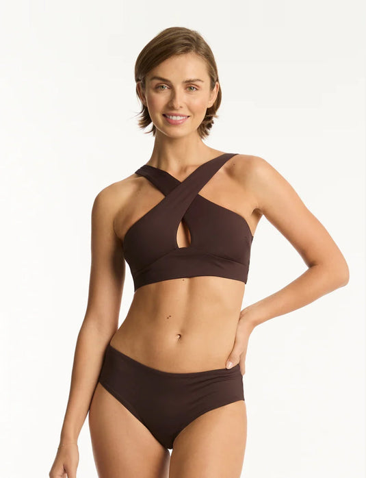 High neck cross over