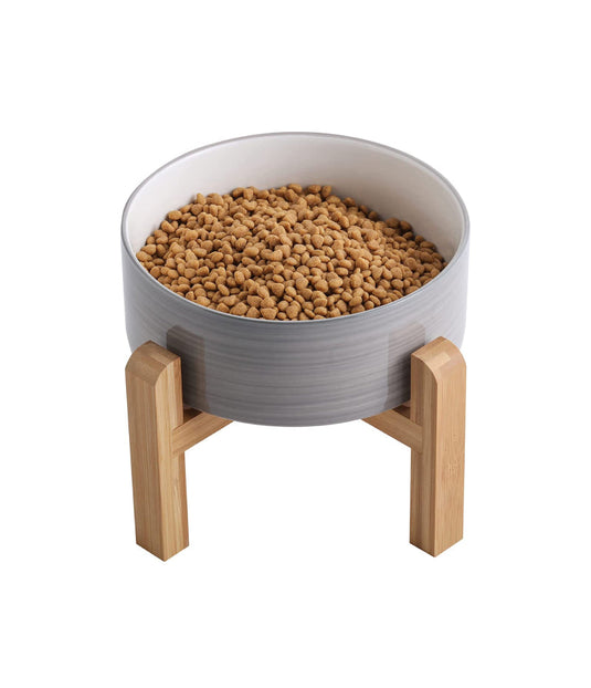 Ceramic bowl with stand