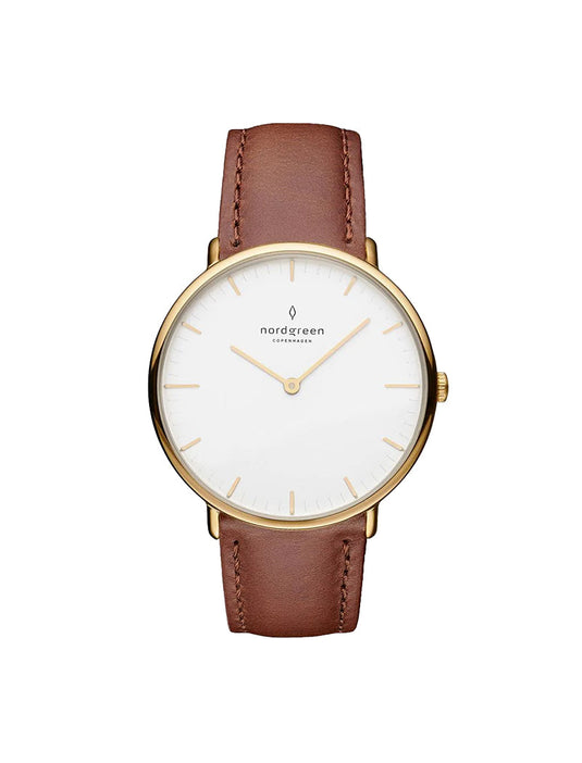 Gold dial watch