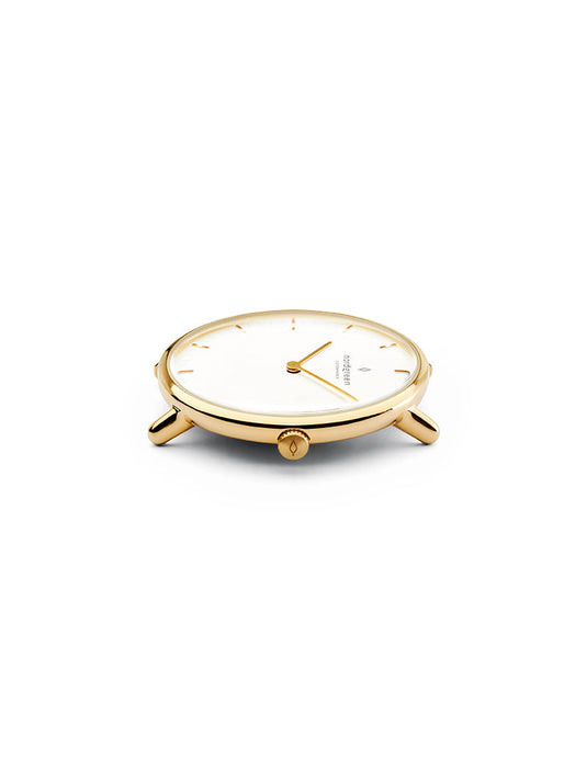Gold dial watch